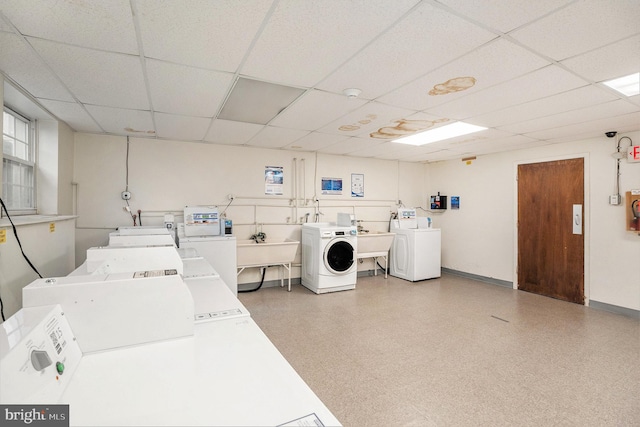 250 Ridge Pike Unit 58, Lafayette Hill, PA 19444 - community laundry with separate washer and dryer and baseboards