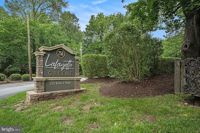 250 Ridge Pike Unit 58, Lafayette Hill, PA 19444 - view of community / neighborhood sign