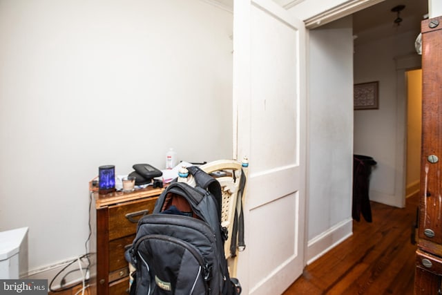 77 Atkins Ave, Hamilton, NJ 08610 - office featuring wood finished floors and baseboards