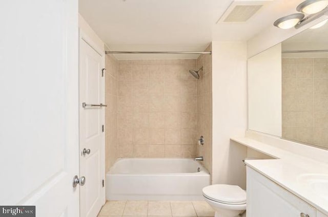 851 N Glebe Rd Unit 1418, Arlington, VA 22203 - full bath with vanity, shower / washtub combination, and tile patterned flooring