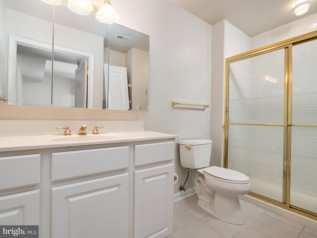 7101 Bay Front Dr Unit 204, Annapolis, MD 21403 - bathroom featuring vanity, a stall shower, and tile patterned floors