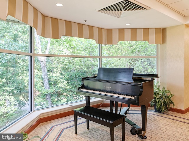 7101 Bay Front Dr Unit 204, Annapolis, MD 21403 - living area with wallpapered walls and recessed lighting