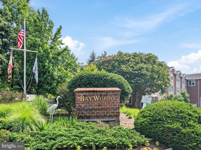 7101 Bay Front Dr Unit 204, Annapolis, MD 21403 - view of community / neighborhood sign