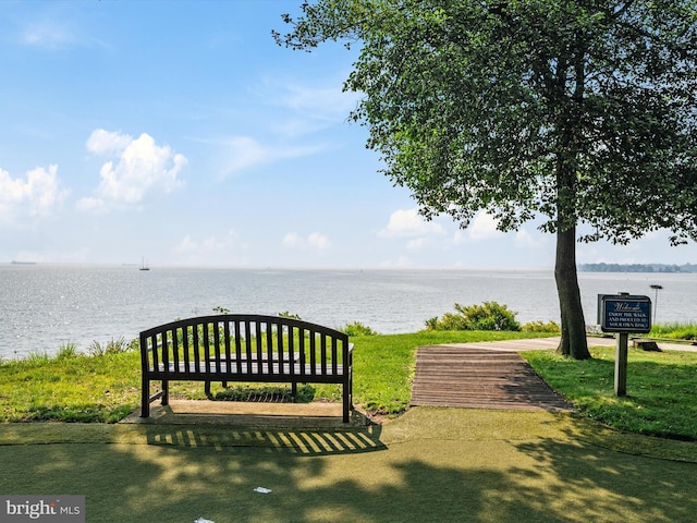 7101 Bay Front Dr Unit 204, Annapolis, MD 21403 - view of home's community with a water view