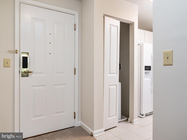 7101 Bay Front Dr Unit 204, Annapolis, MD 21403 - entrance foyer featuring baseboards and light tile patterned floors