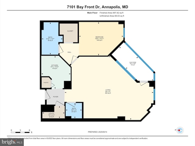 7101 Bay Front Dr Unit 204, Annapolis, MD 21403 - view of home floor plan