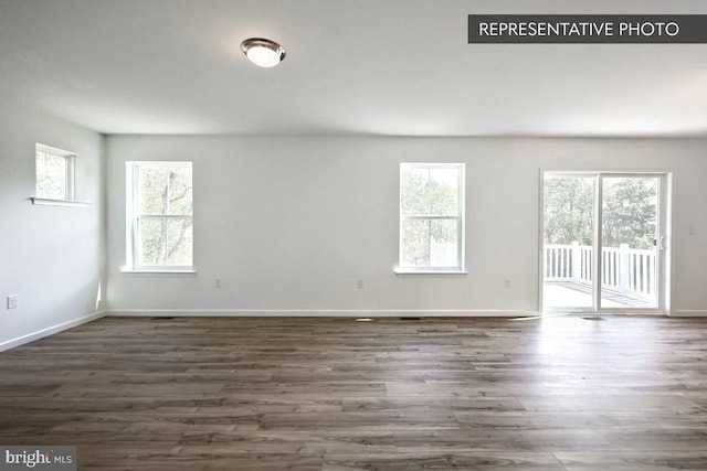 6329 Liam Dr Lot 54, Spring Grove, PA 17362 - unfurnished room with dark wood finished floors and baseboards