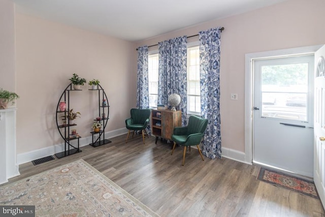213 Conover St, Burlington, NJ 08016 - living area with healthy amount of natural light and wood finished floors