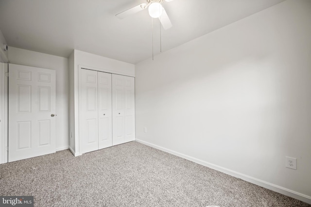 34 Ingate Ter Unit 4410, Halethorpe, MD 21227 - unfurnished bedroom featuring carpet flooring, a closet, and ceiling fan