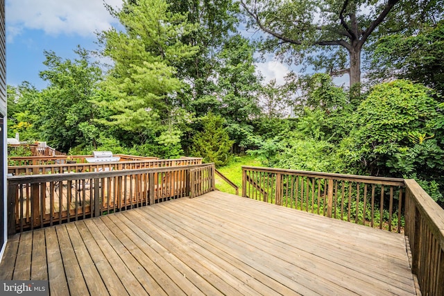 34 Ingate Ter Unit 4410, Halethorpe, MD 21227 - view of wooden deck