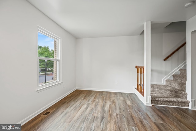 34 Ingate Ter Unit 4410, Halethorpe, MD 21227 - spare room with wood finished floors, a smoke detector, and stairs
