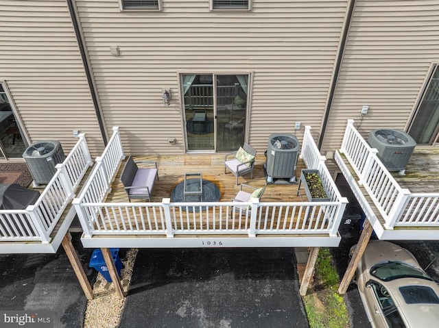1036 Cantina Ter SE, Leesburg, VA 20175 - view of patio / terrace featuring a wooden deck