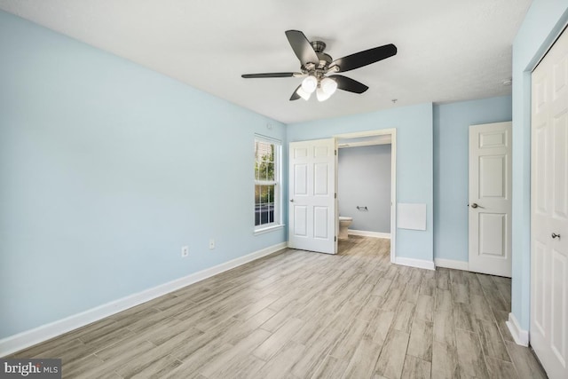 25909 Ridge Manor Dr Unit A, Damascus, MD 20872 - unfurnished bedroom featuring wood finished floors and a ceiling fan