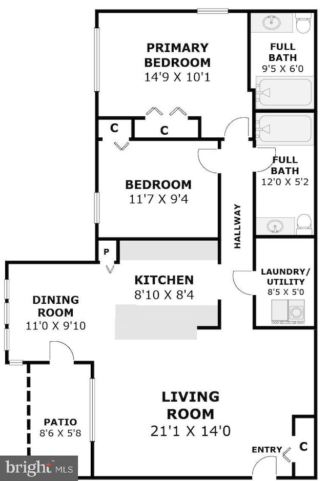 25909 Ridge Manor Dr Unit A, Damascus, MD 20872 - view of home floor plan