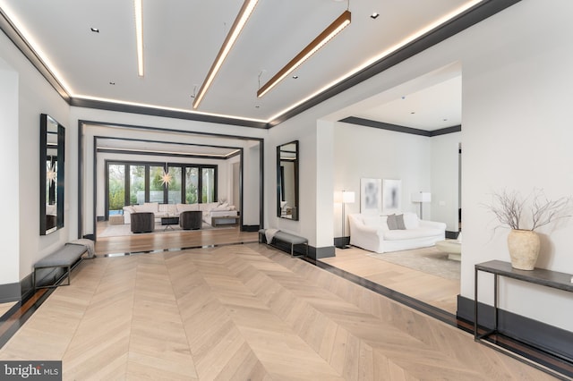 1020 Langley Hill Dr, Mclean, VA 22101 - building lobby featuring ornamental molding