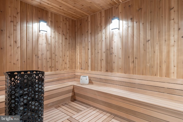 1020 Langley Hill Dr, Mclean, VA 22101 - sauna / steam room with wood walls and wood ceiling