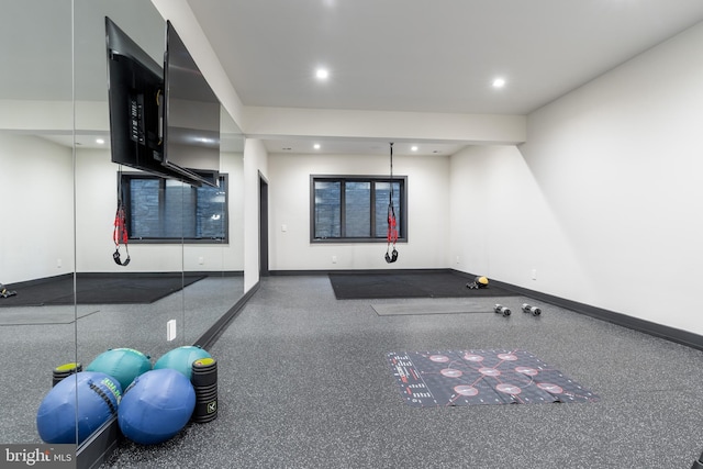 1020 Langley Hill Dr, Mclean, VA 22101 - exercise area with recessed lighting
