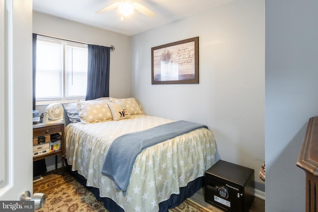 3 Cawdor Ln, New Castle, DE 19720 - bedroom featuring ceiling fan and wood finished floors