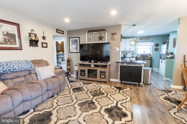 3 Cawdor Ln, New Castle, DE 19720 - living area with wood finished floors and recessed lighting