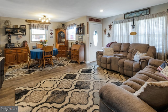 3 Cawdor Ln, New Castle, DE 19720 - living area with wood finished floors and recessed lighting