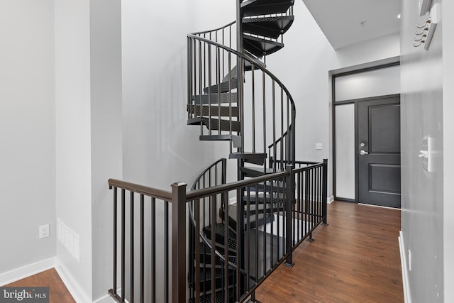 413 Jefferson St Unit 3, East Greenville, PA 18041 - stairs with wood finished floors