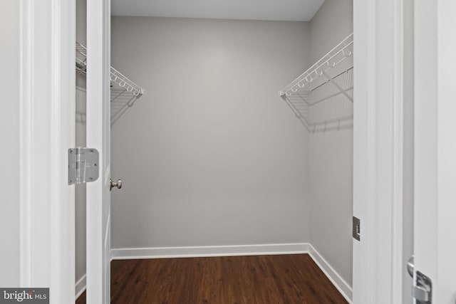 413 Jefferson St Unit 3, East Greenville, PA 18041 - spacious closet with dark wood-style flooring