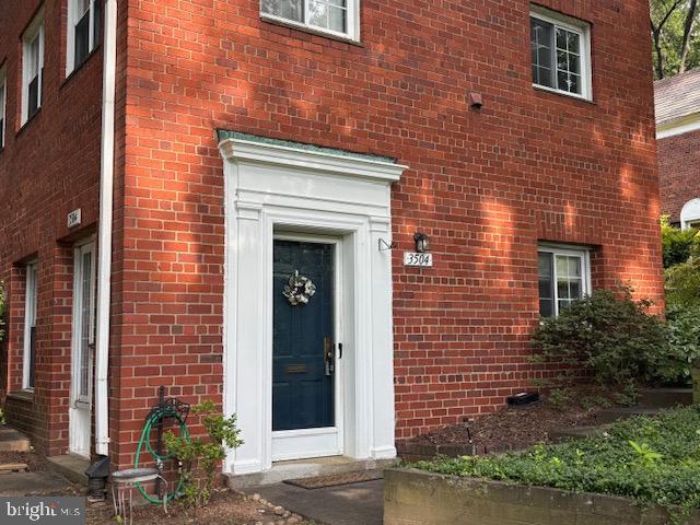 3504 Martha Custis Dr Unit 315, Alexandria, VA 22302 - entrance to property featuring brick siding