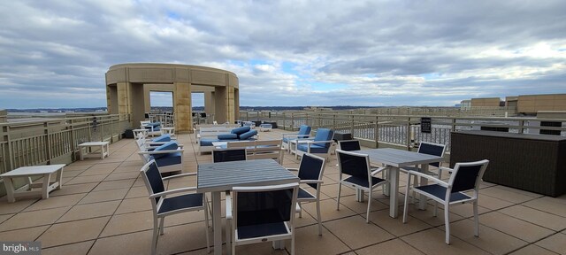 3600 S Glebe Rd Unit 330W, Arlington, VA 22202 - view of patio with an outdoor living space