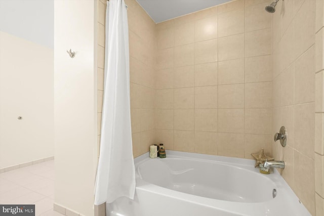 910 M St NW Unit 116, Washington, DC 20001 - bathroom with shower / tub combo and tile patterned floors
