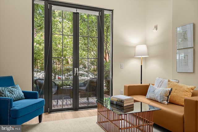 910 M St NW Unit 116, Washington, DC 20001 - doorway to outside with wood finished floors