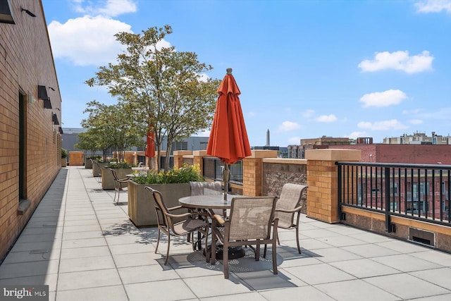 910 M St NW Unit 116, Washington, DC 20001 - view of patio with outdoor dining area