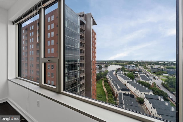 105 Christina Lndg Unit 1402, Wilmington, DE 19801 - balcony with a water view and a view of city