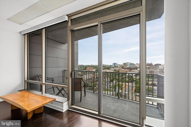 105 Christina Lndg Unit 1402, Wilmington, DE 19801 - balcony featuring a city view