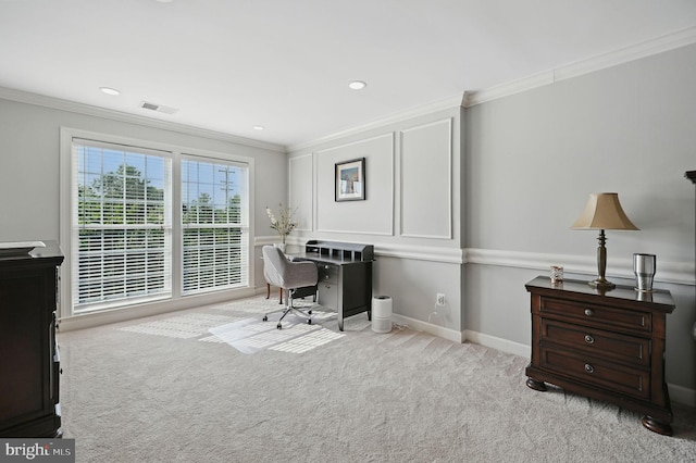 25369 Peaceful Ter, Aldie, VA 20105 - office space featuring ornamental molding and carpet floors