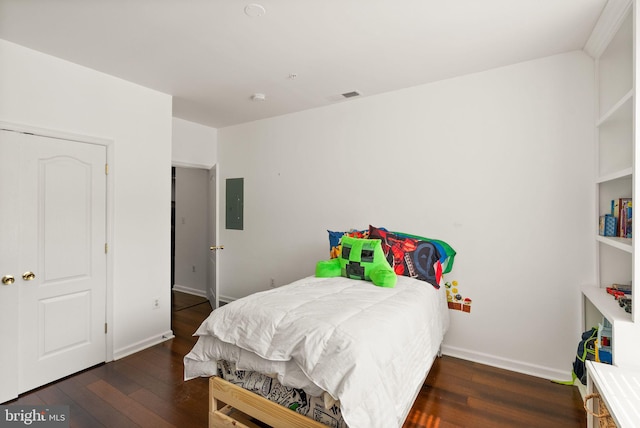 9710 Handerson Pl Unit 1, Manassas Park, VA 20111 - bedroom featuring wood finished floors and electric panel
