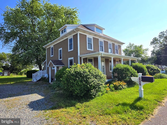 2647 Roberts Station Rd, Ingleside, MD 21644 - view of american foursquare style home