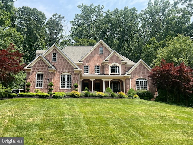 1605 Henry Way, Forest Hill, MD 21050 - view of front of house featuring brick siding and a front yard