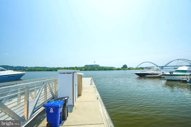 1300 4th St SE Unit 908, Washington, DC 20003 - dock area with a water view