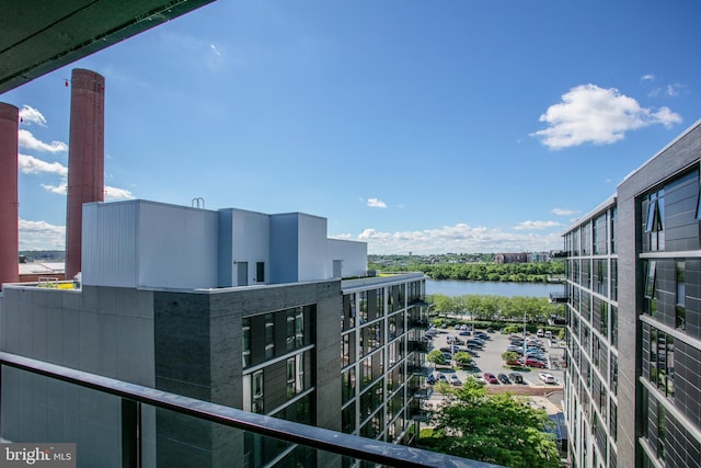 1300 4th St SE Unit 908, Washington, DC 20003 - balcony featuring a water view