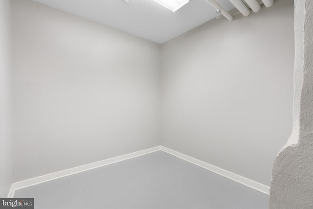 413 Jefferson St Unit 5, East Greenville, PA 18041 - unfurnished room featuring concrete floors and baseboards