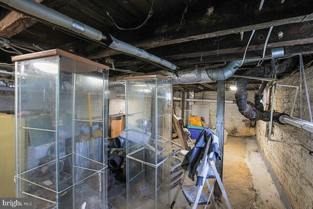 604 E 31st St, Baltimore, MD 21218 - view of unfinished below grade area