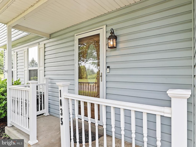 1035 Deerfield Cir, Perkasie, PA 18944 - entrance to property featuring covered porch