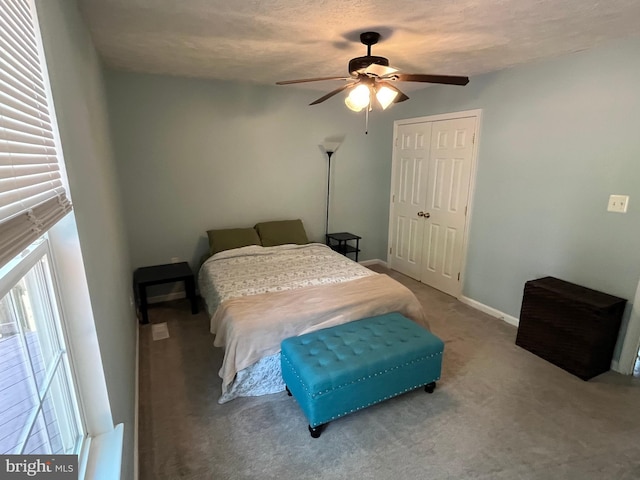 35904 Army Navy Dr, Mechanicsville, MD 20659 - carpeted bedroom featuring ceiling fan and a closet