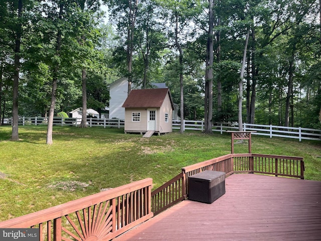 35904 Army Navy Dr, Mechanicsville, MD 20659 - deck featuring a fenced backyard and view of scattered trees