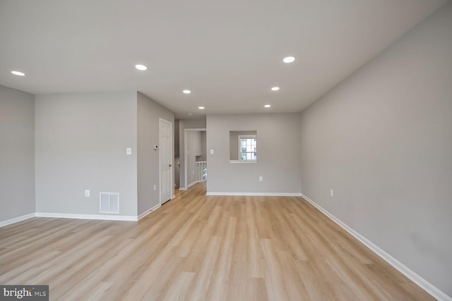 982 Branch Dr, Herndon, VA 20170 - unfurnished room featuring light wood-style flooring and recessed lighting