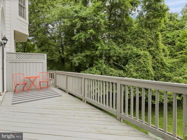1473 Northern Neck Dr, Vienna, VA 22182 - view of wooden deck