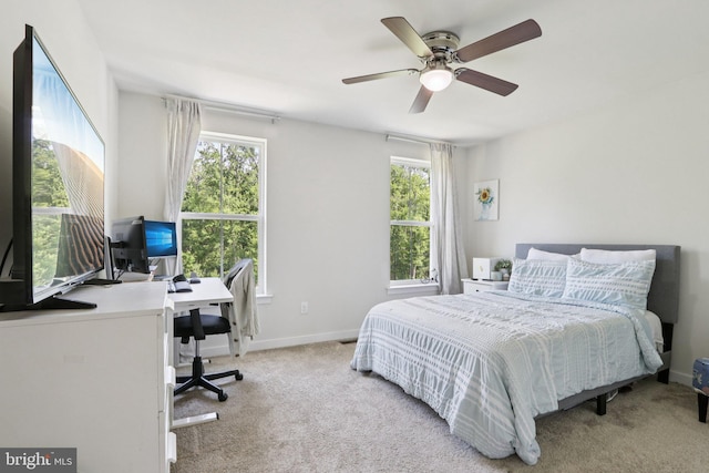 213 Wynstone Ct, Colmar, PA 18915 - bedroom featuring light carpet, multiple windows, and a desk