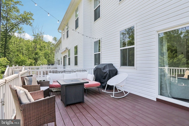 213 Wynstone Ct, Colmar, PA 18915 - deck with outdoor lounge area and area for grilling