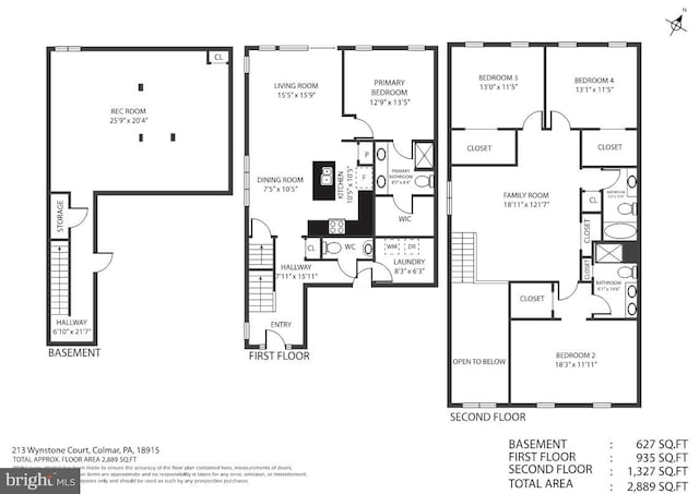 213 Wynstone Ct, Colmar, PA 18915 - view of home floor plan