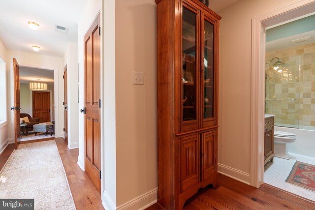 1032 N New St, West Chester, PA 19380 - hallway featuring light wood-type flooring